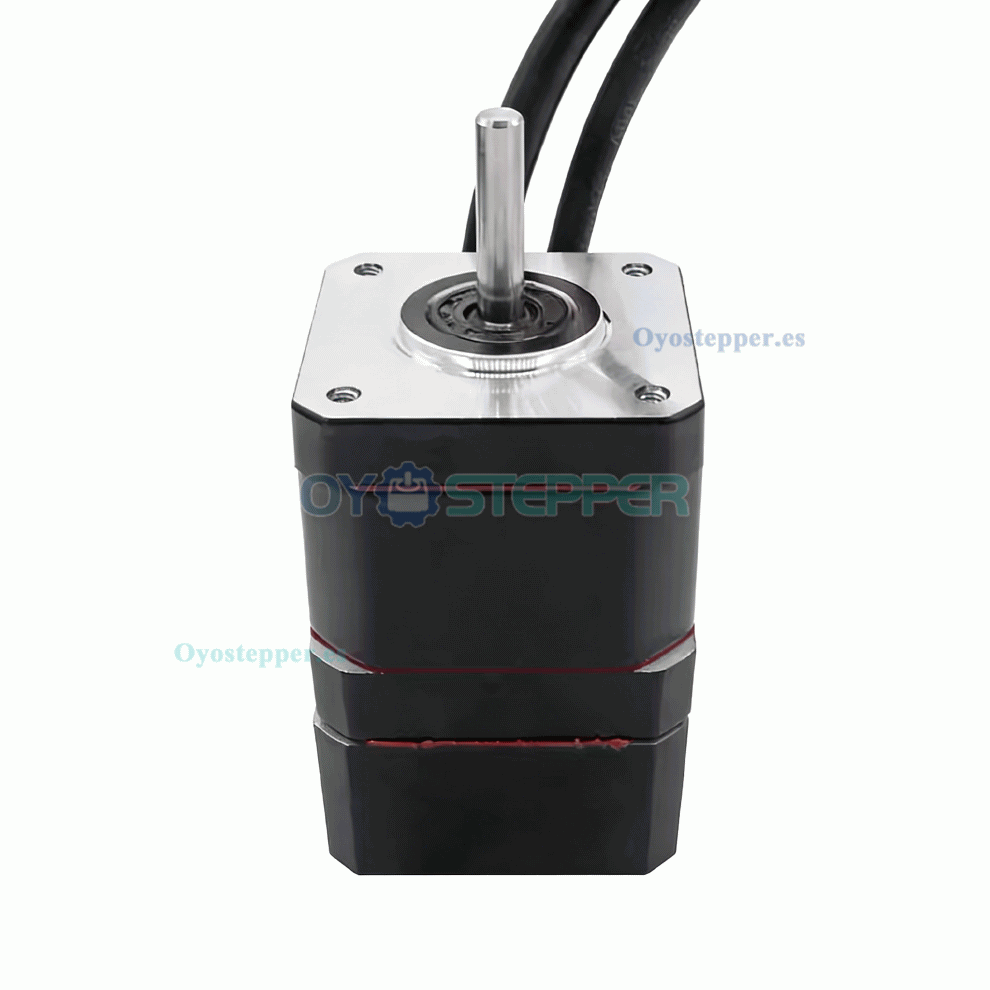CASUN Motor paso a paso apilado coaxial NEMA 17 impermeable IP67 400mN&middot;m 1,8&deg; 12V 1,68A 2 fases